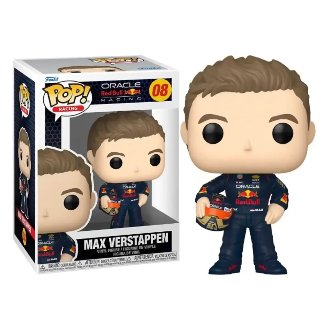 Max Verstappen 08 Figure Formula 1 Figure Funko Pop