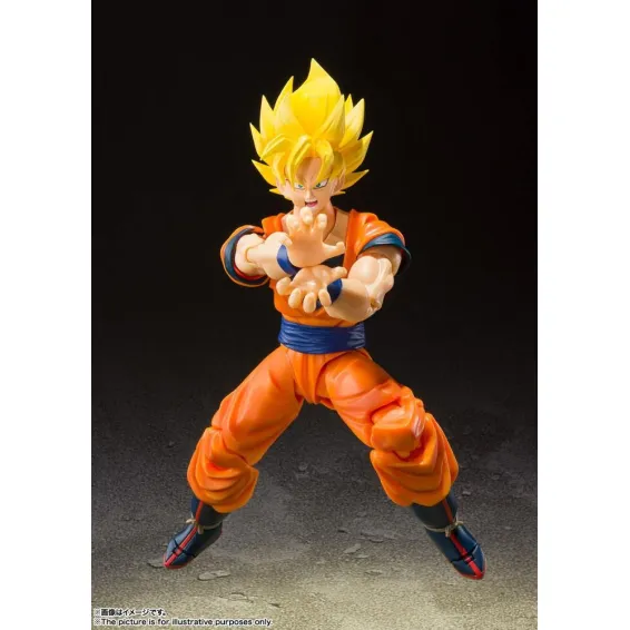 Figura de PVC articulada Tamashii Nations Dragon Ball Z - S.H. Figuarts Super Saiyan Full Power Son Goku 4
