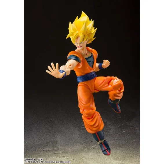 Figura de PVC articulada Tamashii Nations Dragon Ball Z - S.H. Figuarts Super Saiyan Full Power Son Goku 5