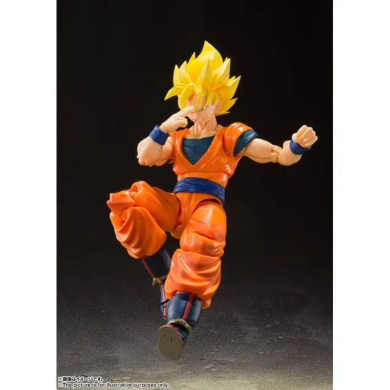 Figura de PVC articulada Tamashii Nations Dragon Ball Z - S.H. Figuarts Super Saiyan Full Power Son Goku 6