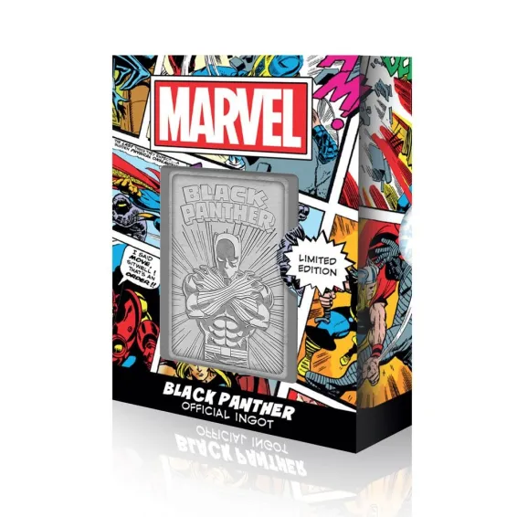 Placa de decoracion Fanatik Marvel - Lingote Black Panther Limited Edition 3