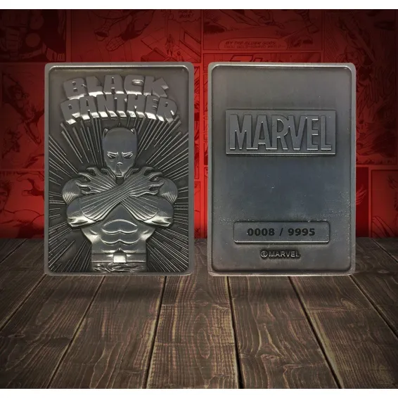 Placa de decoracion Fanatik Marvel - Lingote Black Panther Limited Edition 5