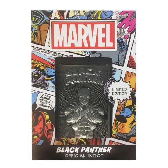 Plaque décorative Fanatik Marvel - Lingot Black Panther Limited Edition 6