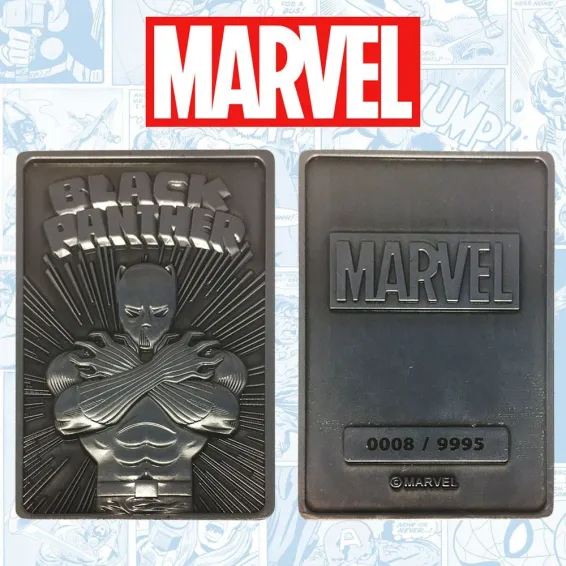 Placa de decoracion Fanatik Marvel - Lingote Black Panther Limited Edition 7