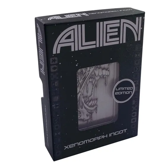 Plaque décorative Fanatik Alien - Lingot Iconic Scene Collection Xenomorph Antique Limited Edition 3