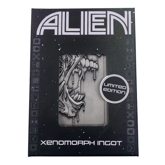Placa de decoracion Fanatik Alien - Lingote Iconic Scene Collection Xenomorph Antique Limited Edition 5