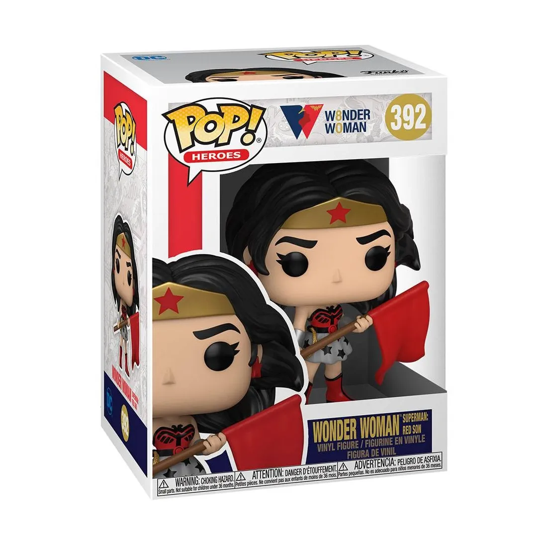 Wonder Woman (Superman: Red Son) Figure | DC Comics Wonder Woman 80th  Figure | Funko Pop