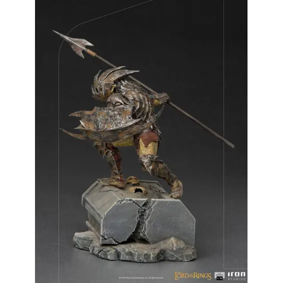 The Lord of the Rings - BDS Art Scale 1/10 Armored Orc Iron Studios figure 9