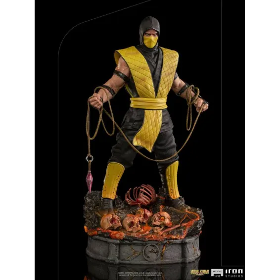 Figurine Iron Studios Mortal Kombat - Art Scale 1/10 Scorpion 10