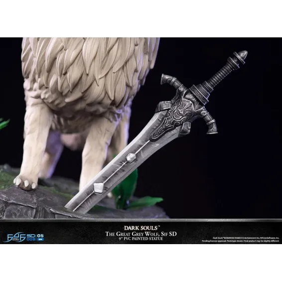Figurine First 4 Figures Dark Souls - SD The Great Grey Wolf Sif Regular Edition 7