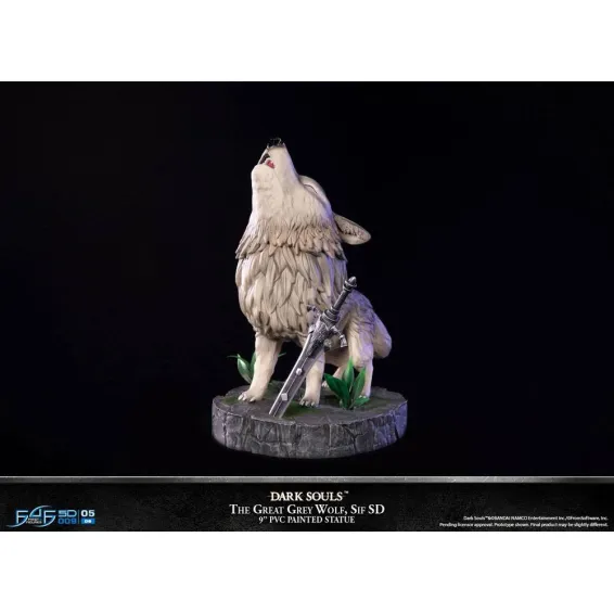 Figurine First 4 Figures Dark Souls - SD The Great Grey Wolf Sif Regular Edition 11