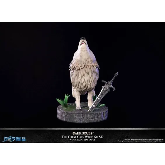 Figurine First 4 Figures Dark Souls - SD The Great Grey Wolf Sif Regular Edition 12