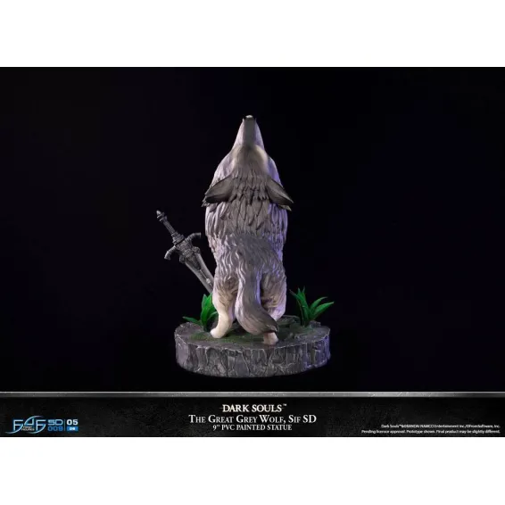 Figurine First 4 Figures Dark Souls - SD The Great Grey Wolf Sif Regular Edition 16
