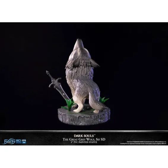 Figurine First 4 Figures Dark Souls - SD The Great Grey Wolf Sif Regular Edition 17
