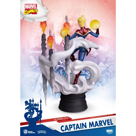 Figura Marvel Comics - D-Stage Captain Marvel 3