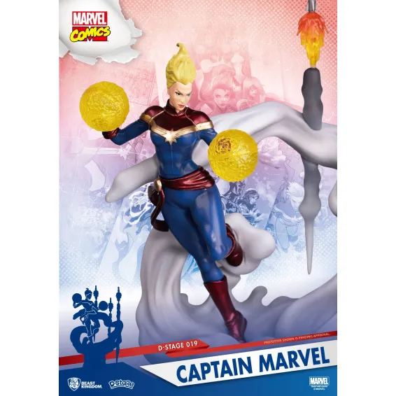 Figurine Marvel Comics - D-Stage Captain Marvel 4