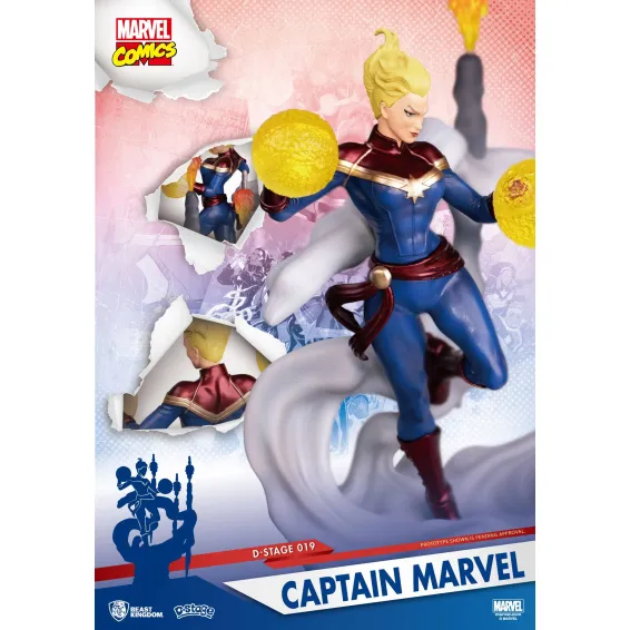 Figura Marvel Comics - D-Stage Captain Marvel 5