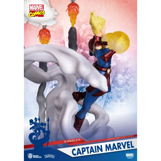 Figura Marvel Comics - D-Stage Captain Marvel 6