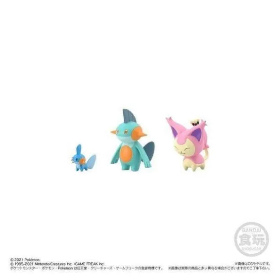 Pokémon - Pokémon Scale World Hoenn Mudkip, Marshstomp & Skitty Bandai figure