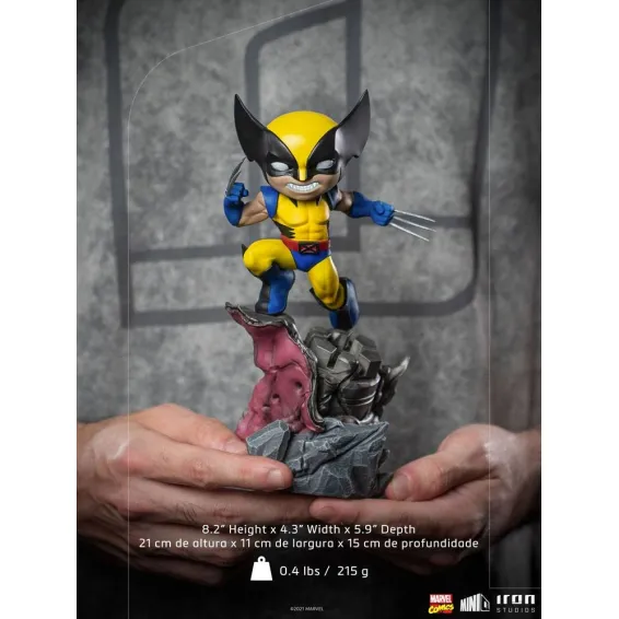 Marvel Comics - Mini Co. - Figura Wolverine (X-Men) Iron Studios - 7