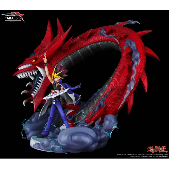 Statue Taka Corp Yu-Gi-Oh! - Yami Yugi & Slifer Le Dragon Céleste