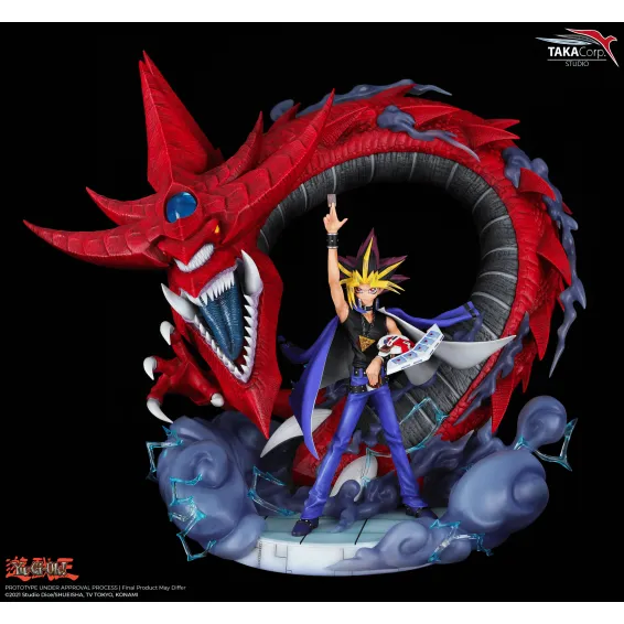 Statue Taka Corp Yu-Gi-Oh! - Yami Yugi & Slifer Le Dragon Céleste 2