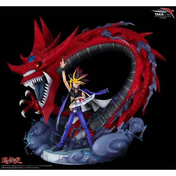 Statue Taka Corp Yu-Gi-Oh! - Yami Yugi & Slifer Le Dragon Céleste 3