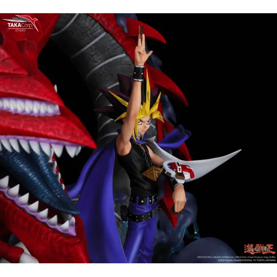 Statue Taka Corp Yu-Gi-Oh! - Yami Yugi & Slifer Le Dragon Céleste 4