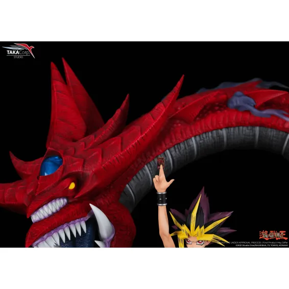 Yu-Gi-Oh! - Yami Yugi & Slifer The sky Dragon Taka Corp statue 5