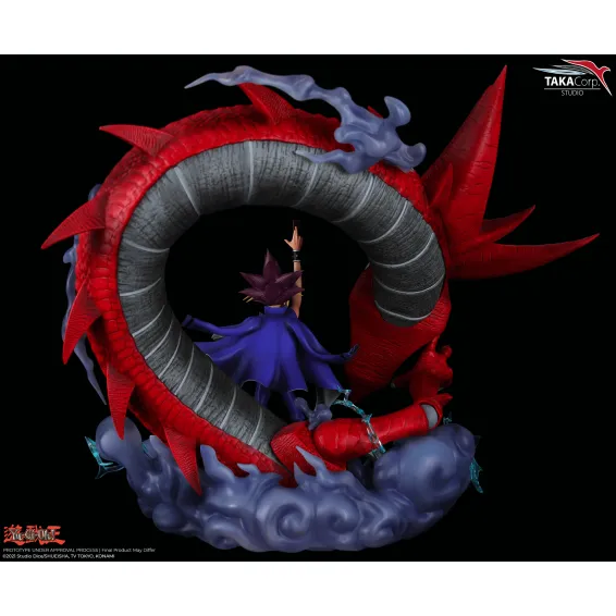 Statue Taka Corp Yu-Gi-Oh! - Yami Yugi & Slifer Le Dragon Céleste 8