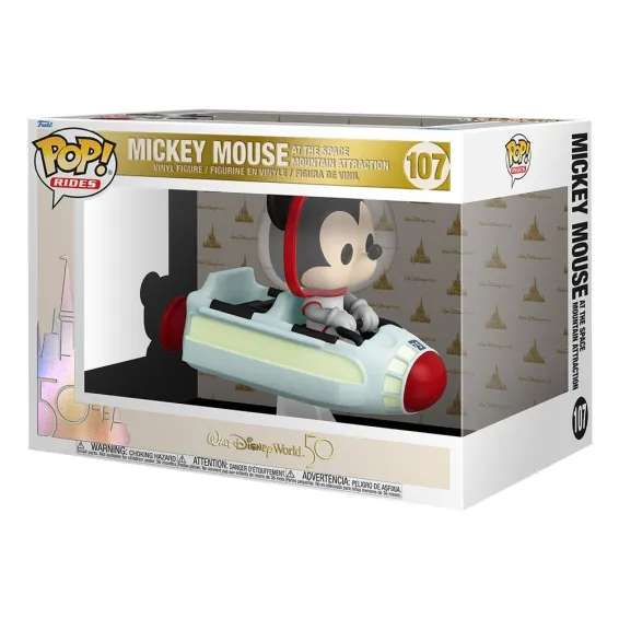 Walt Disney World 50th Anniversary - Figura Super Deluxe Space Mountain Mickey Mouse Rides POP! Funko - 2