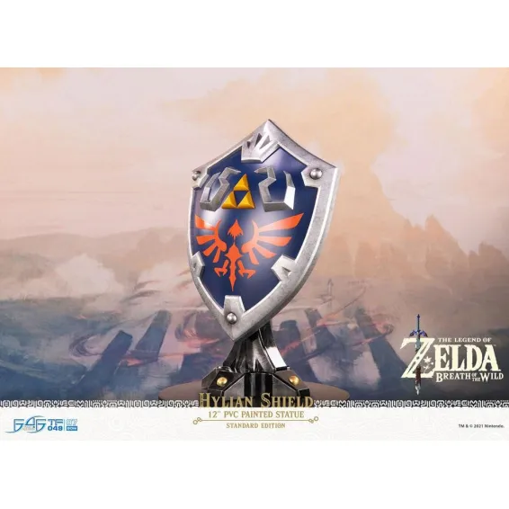 The Legend of Zelda Breath of the Wild - Hylian Shield Standard Edition First 4 Figures statue 4