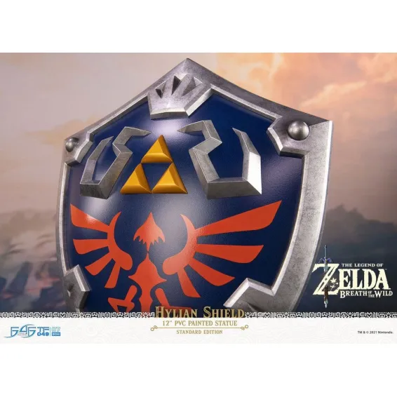 The Legend of Zelda Breath of the Wild - Hylian Shield Standard Edition First 4 Figures statue 16
