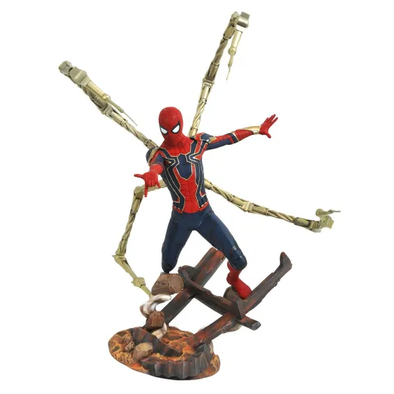 Marvel Avengers Infinity War - Premier Collection - Iron Spider-Man Figure Diamond Select - 1