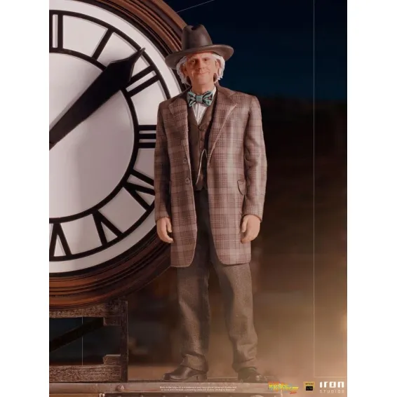Back to the Future III - Deluxe Art Scale 1/10 Marty and Doc at the Clock Iron Studios figure 12