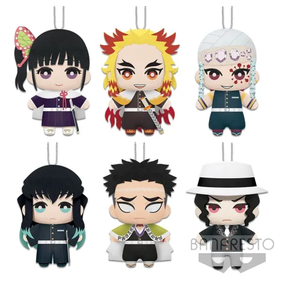 Kimetsu No Yaiba: Demon Slayer - Peluches Series 3 (Kanao, Kyojuro, Tengen, Muichiro, Gyomei, Muzan) Banpresto - 1