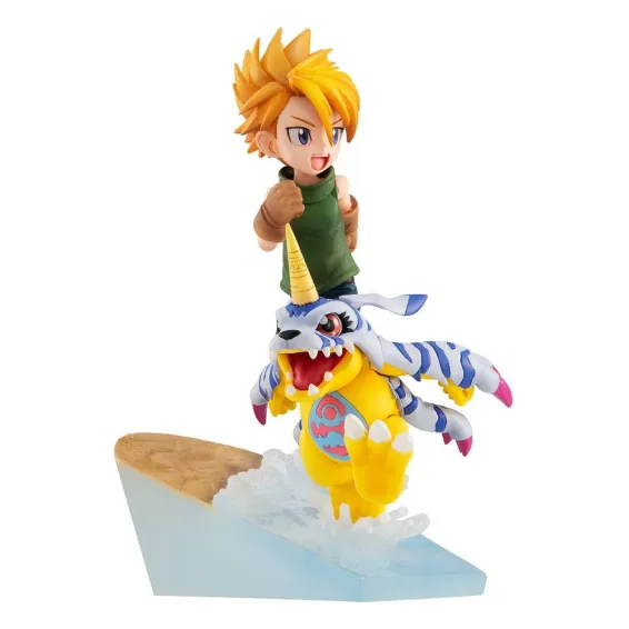 Figura Megahouse Digimon Adventure - G.E.M. Series Yamato Ishida & Gabumon 2022 Ver. 4