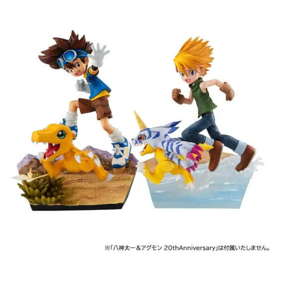 Figura Megahouse Digimon Adventure - G.E.M. Series Yamato Ishida & Gabumon 2022 Ver. 7