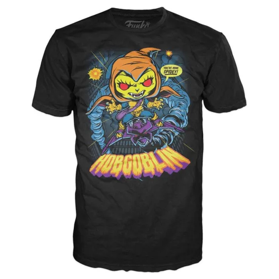 Figura Funko Marvel - POP! & T-Shirt Hobgoblin (GITD) Special Edition 4