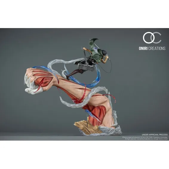 Attack on Titan - Levi VS Female Titan Oniri figure 4