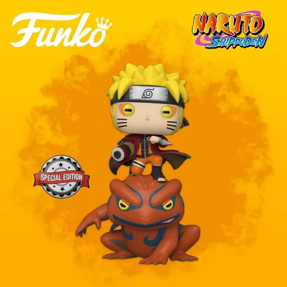 Figurine Funko Naruto - Naruto on Gamakichi Special Edition Rides POP!