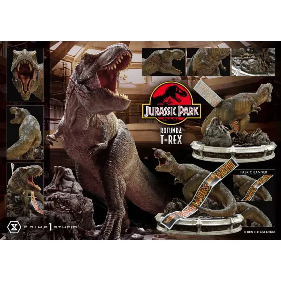 Figurine Prime 1 Jurassic Park - 1/6 Rotunda T-Rex 26