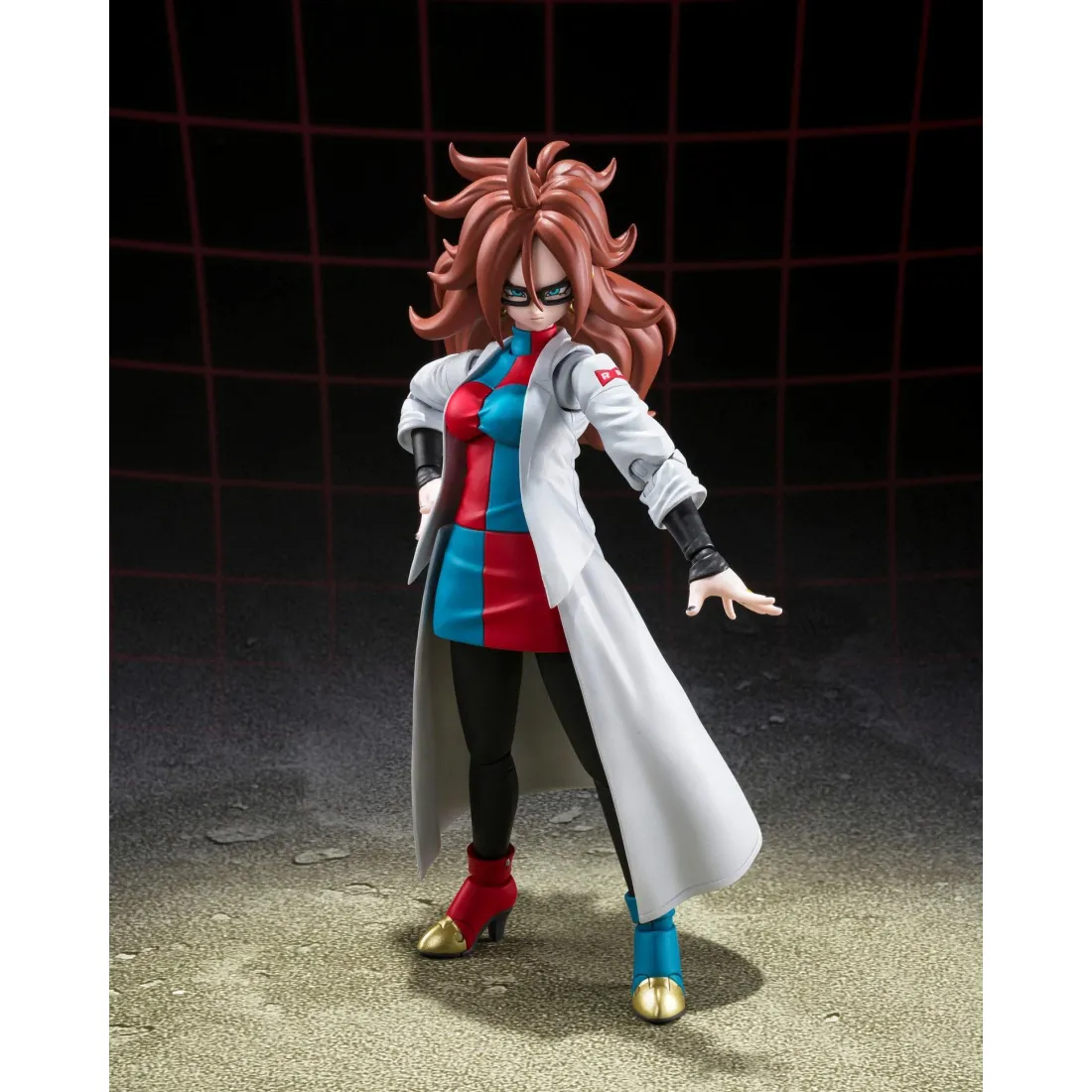 Dragon ball z the android battle store with dragon ball fighterz android 21 figure