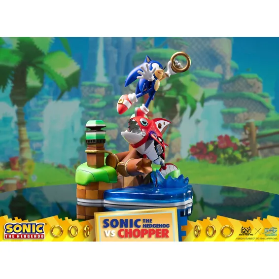 Sonic Generations - Sonic The Hedgehog vs Chopper Diorama First 4 Figures - 3