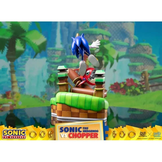 Sonic Generations - Sonic The Hedgehog vs Chopper Diorama First 4 Figures - 5