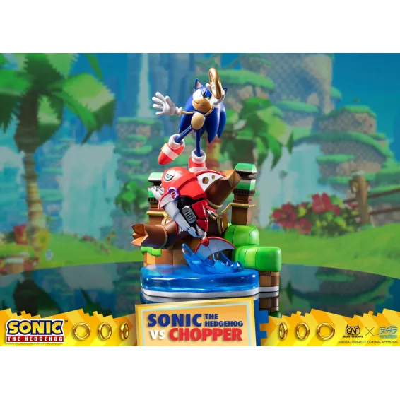 Sonic Generations - Sonic The Hedgehog vs Chopper Diorama First 4 Figures - 9