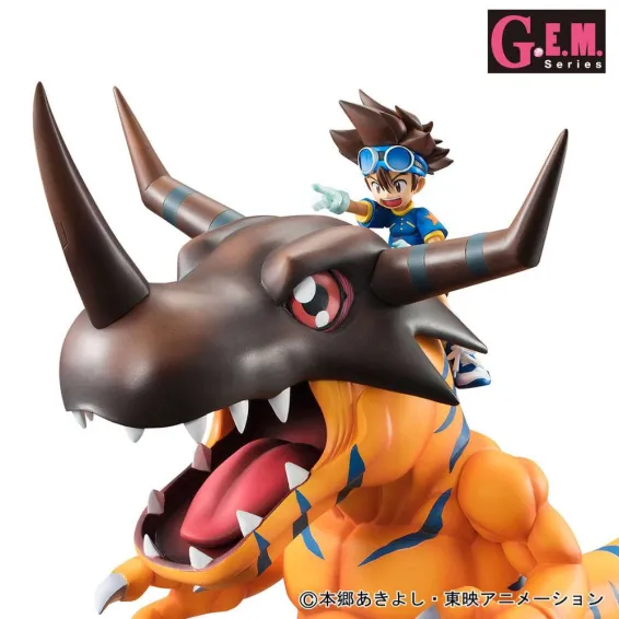 Figurine Megahouse Digimon Adventure - G.E.M. Series Greymon & Taichi 2