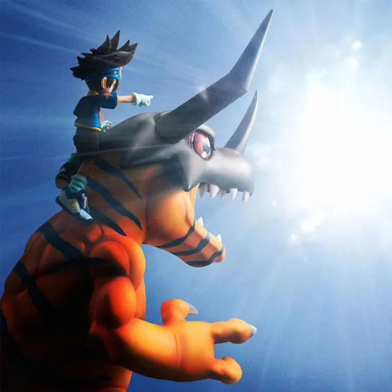 Figurine Megahouse Digimon Adventure - G.E.M. Series Greymon & Taichi 9