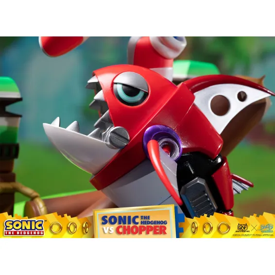 Sonic Generations - Sonic The Hedgehog vs Chopper Diorama First 4 Figures - 11