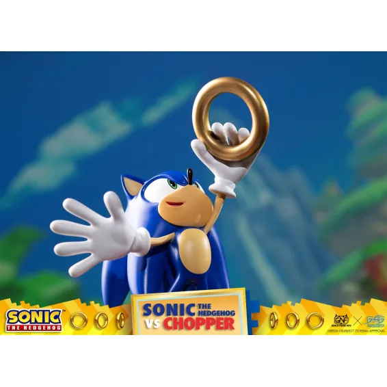 Sonic Generations - Sonic The Hedgehog vs Chopper Diorama First 4 Figures - 18